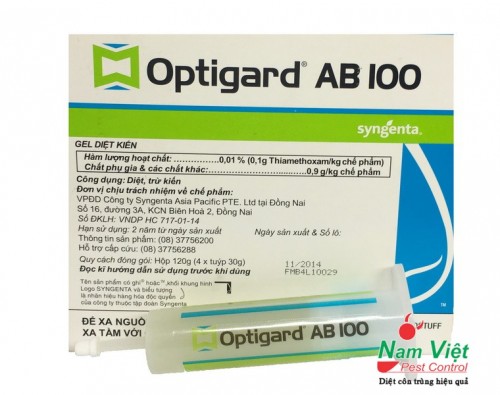 Optigard AB100 gel diệt kiến hiệu quả, lan truyền diệt cả tổ kiến